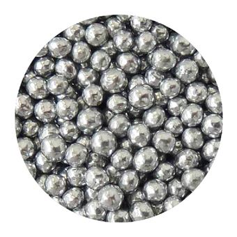 Picture of SILVER SUGAR PEARLS 7MM EDIBLE SPRINKLES X 50G